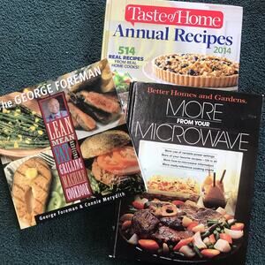Foreman Better Homes Taste‎ of Home Cookbooks Lot